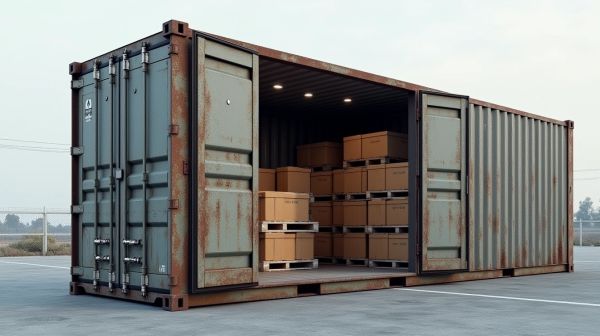 Choose 15ft shipping containers for secure and portable storage